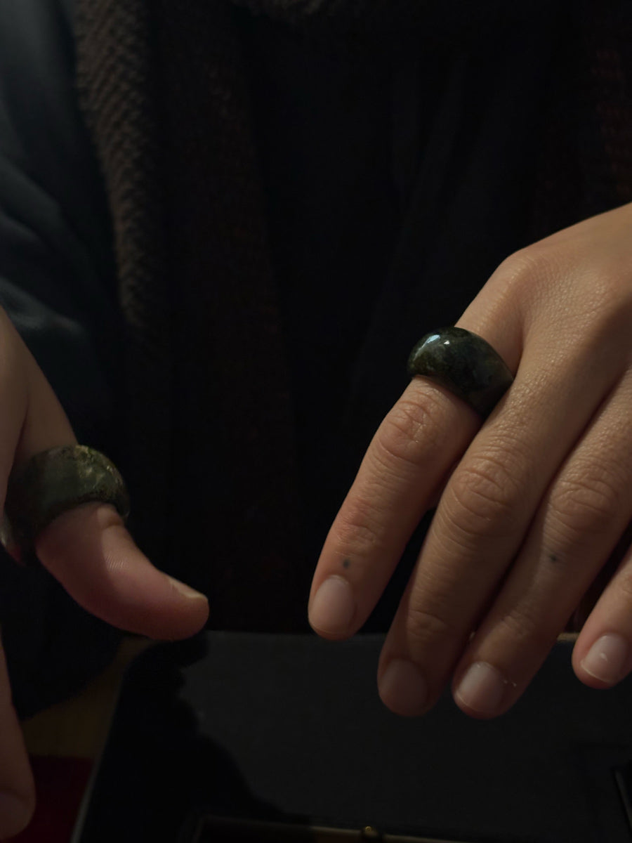 Anillo Donut de Serpentina
