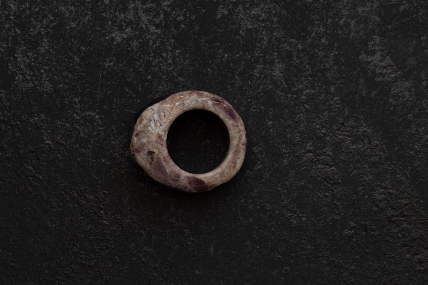 Anillo Donut Amatista