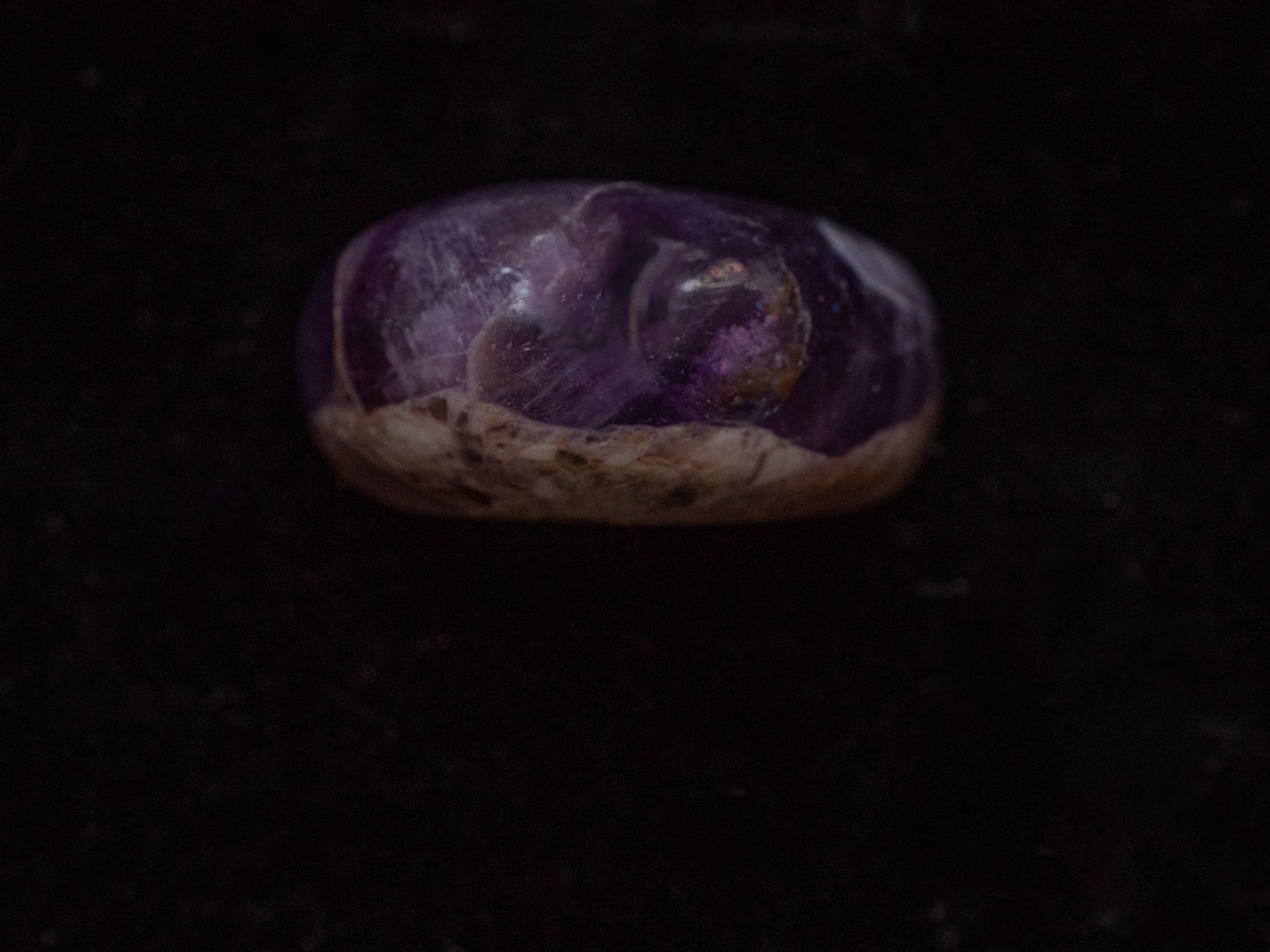 Anillo Donut Amatista