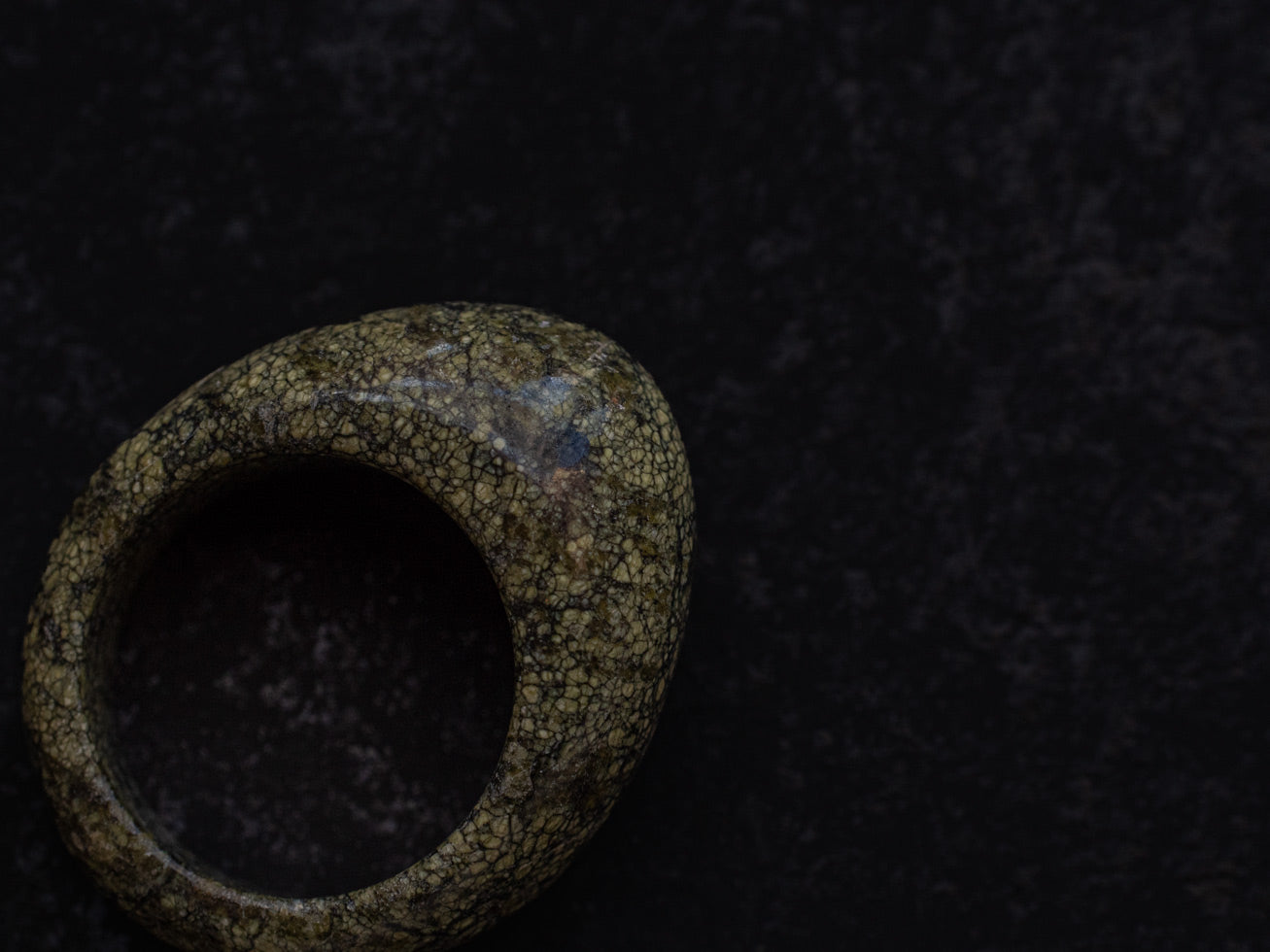 Anillo Donut de Serpentina