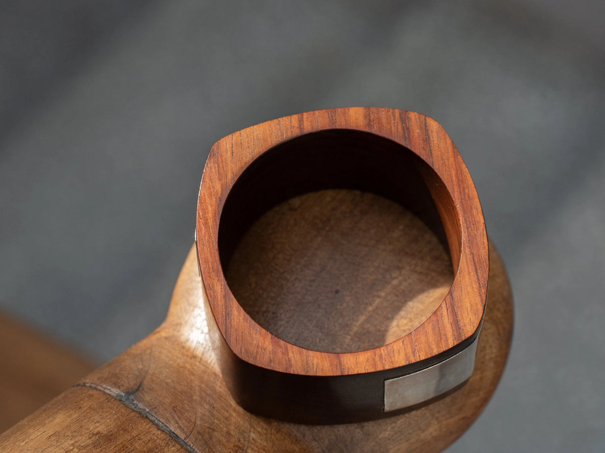 Esclava Cubo Madera y Plata